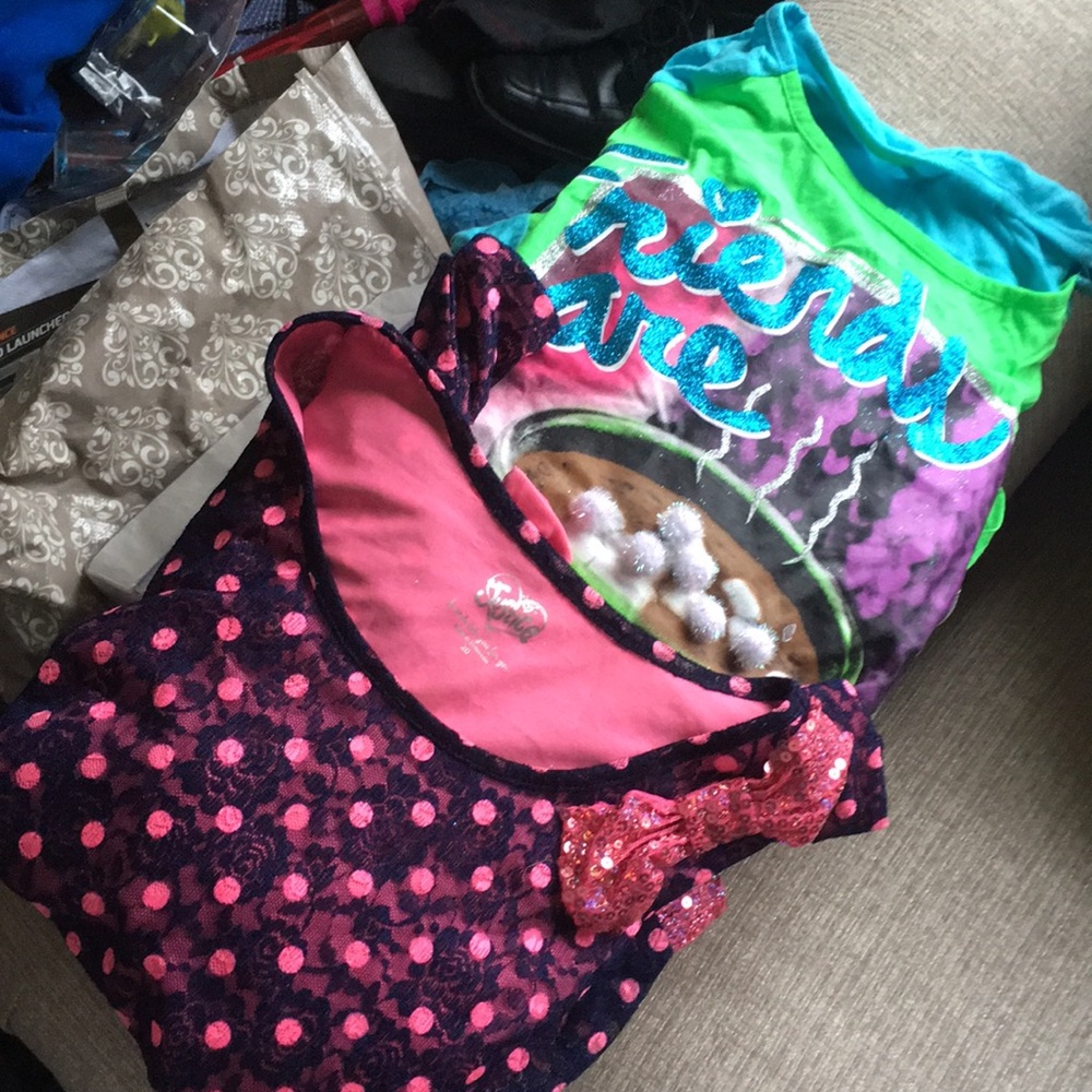 2 super cute justice shirts